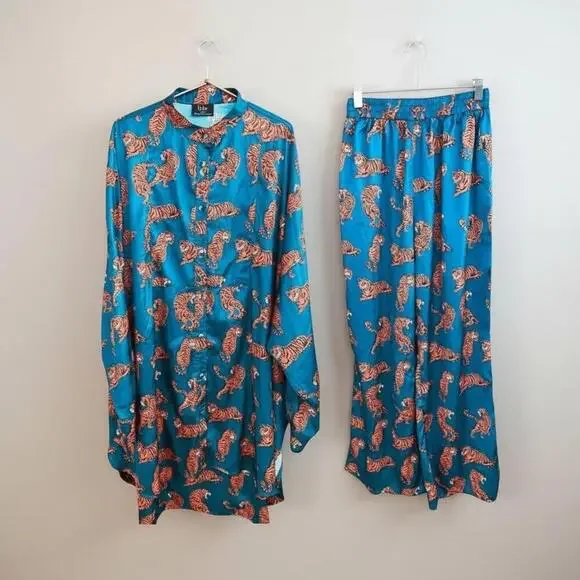 Dressed in Lala Wild Woman Tiger Print Playsuit 2XL Romper - Picture 2 of 6